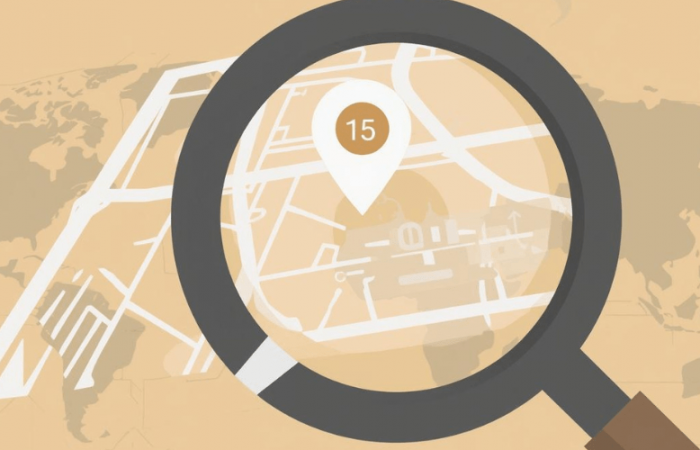 Visual of the best address finder app for large delivery manifests.