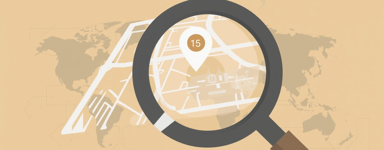 Visual of the best address finder app for large delivery manifests.